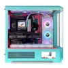 Caja torre completa Thermaltake CA-11H-00FLWN-00 color menta soporte PS2