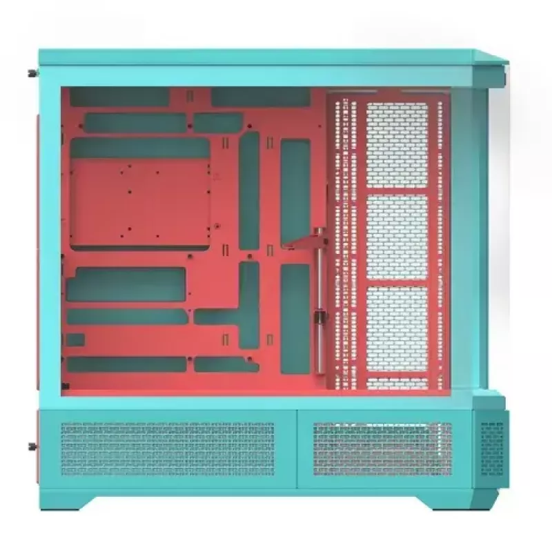 Caja torre completa Thermaltake CA-11H-00FLWN-00 color menta soporte PS2