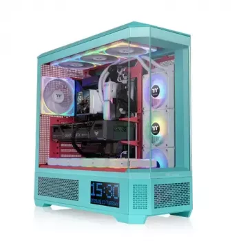 Caja torre completa Thermaltake CA-11H-00FLWN-00 color menta soporte PS2