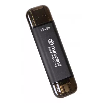 TRANSCEND Esd310c - SSD portátil de 128GB - USB Type-A / USB Type-C