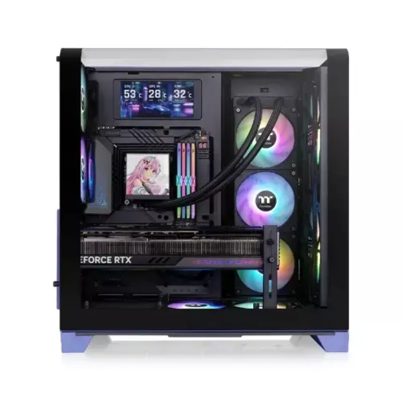 Caja de ordenador Thermaltake CA-11F-00MNWN-00 torre Midi azul soporte PS2