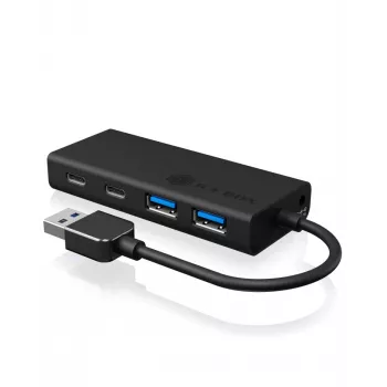 ICY BOX IB-HUB1426-U3 USB 3.2 Gen 1 (3.1 Gen 1) Type-A 5000 Mbit/s negro