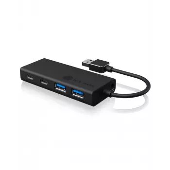 ICY BOX IB-HUB1426-U3 USB 3.2 Gen 1 (3.1 Gen 1) Type-A 5000 Mbit/s negro