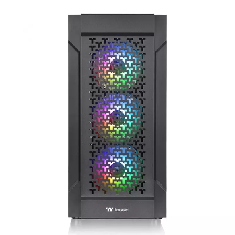 THERMALTAKE Caja Mid Tower - Versa T27 TG ARGB - Negra