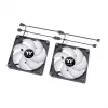 THERMALTAKE Ventilador de refrigeración para PC - CT140 ARGB Sync - 14 cm - Negro - Pack de 2