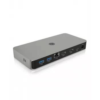 ICY BOX DockingStation USB4 Type-C 10 en 1 con salida de vídeo dual
