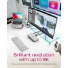 ICY BOX DockingStation USB4 Type-C 10 en 1 con salida de vídeo dual