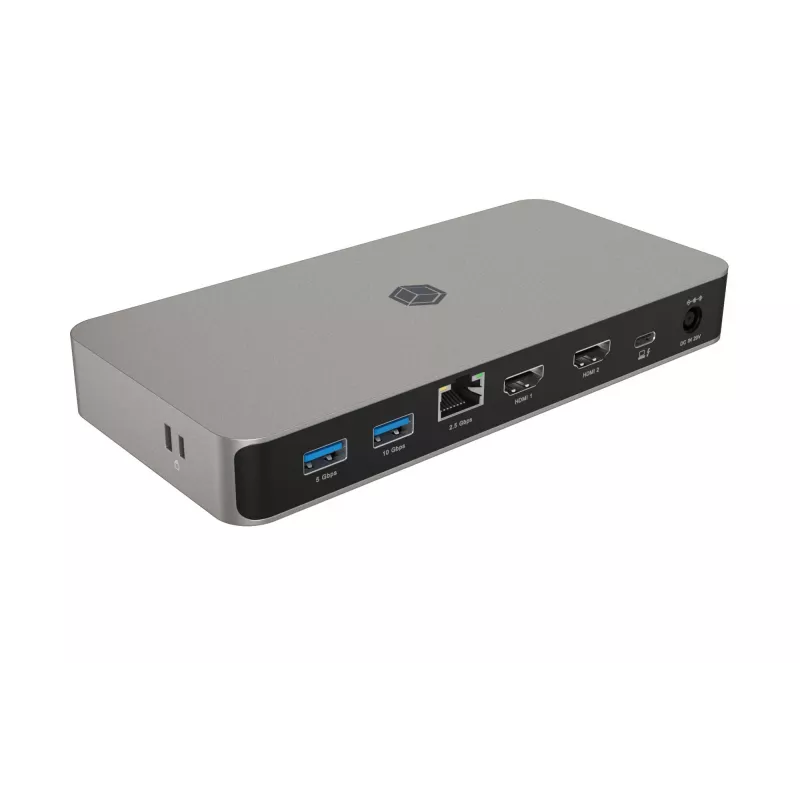 ICY BOX DockingStation USB4 Type-C 10 en 1 con salida de vídeo dual