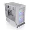 Thermaltake S250 TG ARGB Snow caja Mid Tower para PC, blanca