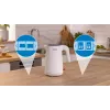 Bosch TWK2M161 hervidor de agua, 1,7 l, 2400 W, blanco, carcasa de plástico, base 360°