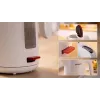 Bosch TWK2M161 hervidor de agua, 1,7 l, 2400 W, blanco, carcasa de plástico, base 360°