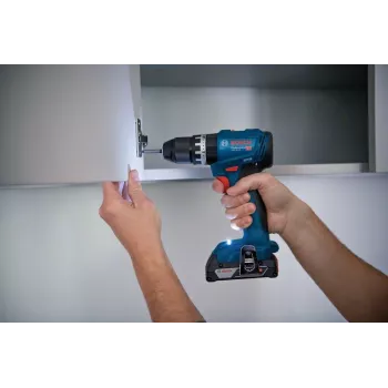 Bosch GSB 18V-45 Professional 06019K3300 taladro atornillador de percusión a batería, 18 V Li-ion, 45 Nm, portabrocas de 13 mm, 35 mm madera / 10 mm acero, 97 dB, solo (sin batería ni cargador)