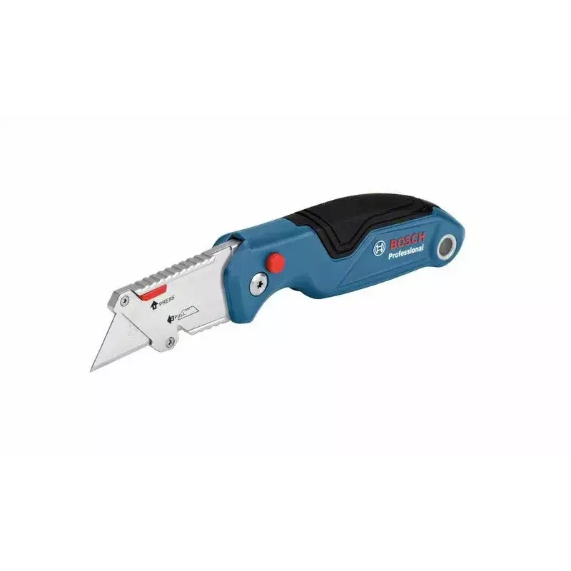Bosch 1 600 A02 7M4 cuchillo universal azul, acero inoxidable cuchillo plegable