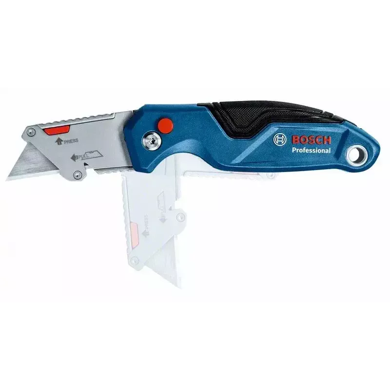 Bosch 1 600 A02 7M4 cuchillo universal azul, acero inoxidable cuchillo plegable