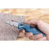 Bosch 1 600 A02 7M4 cuchillo universal azul, acero inoxidable cuchillo plegable