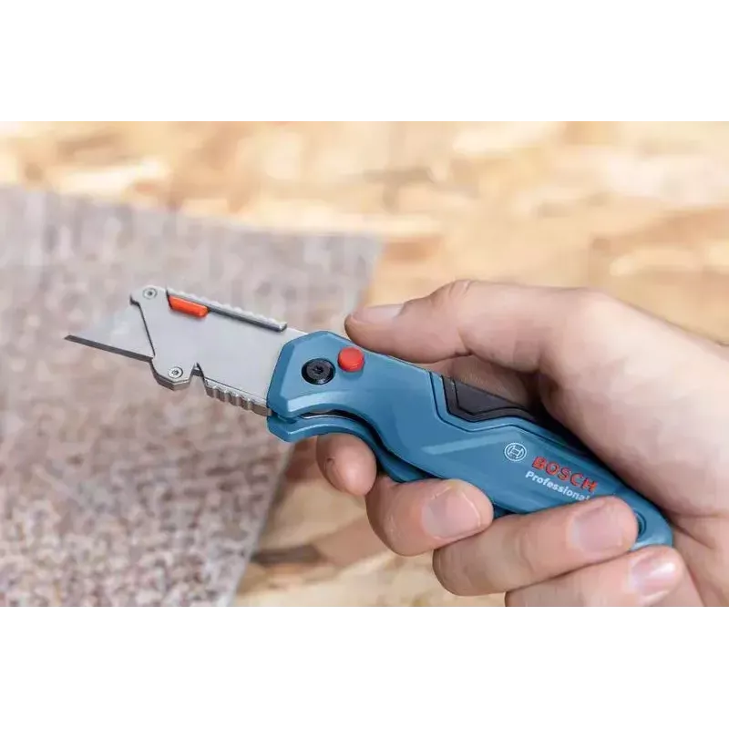Bosch 1 600 A02 7M4 cuchillo universal azul, acero inoxidable cuchillo plegable