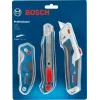 Bosch 1 600 A02 7M4 cuchillo universal azul, acero inoxidable cuchillo plegable