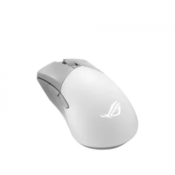Ratón gaming ASUS ROG Gladius III Wireless Aimpoint White para diestros RF inalámbrico + Bluetooth + USB Type-A óptico 36000 DPI