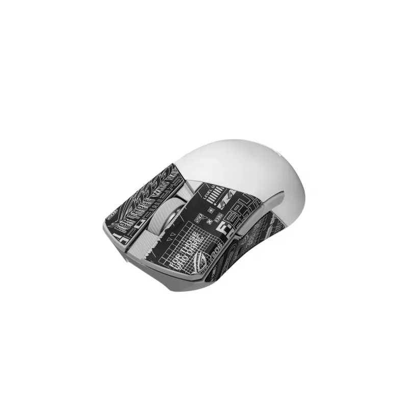 Ratón gaming ASUS ROG Gladius III Wireless Aimpoint White para diestros RF inalámbrico + Bluetooth + USB Type-A óptico 36000 DPI