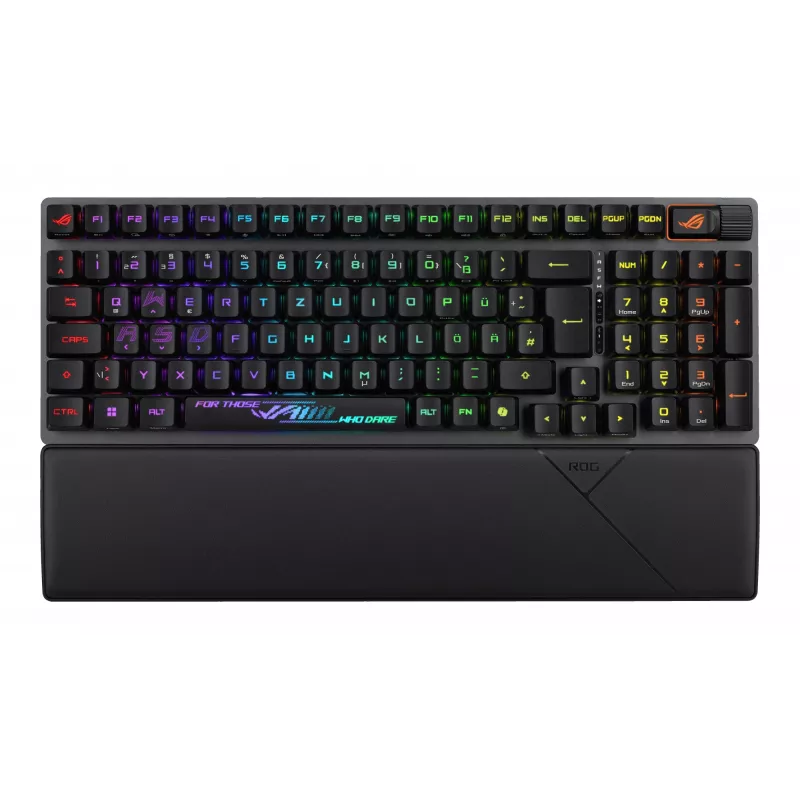 Teclado gaming ASUS ROG Strix Scope II 96 RX Wireless USB + RF Wireless + Bluetooth negro