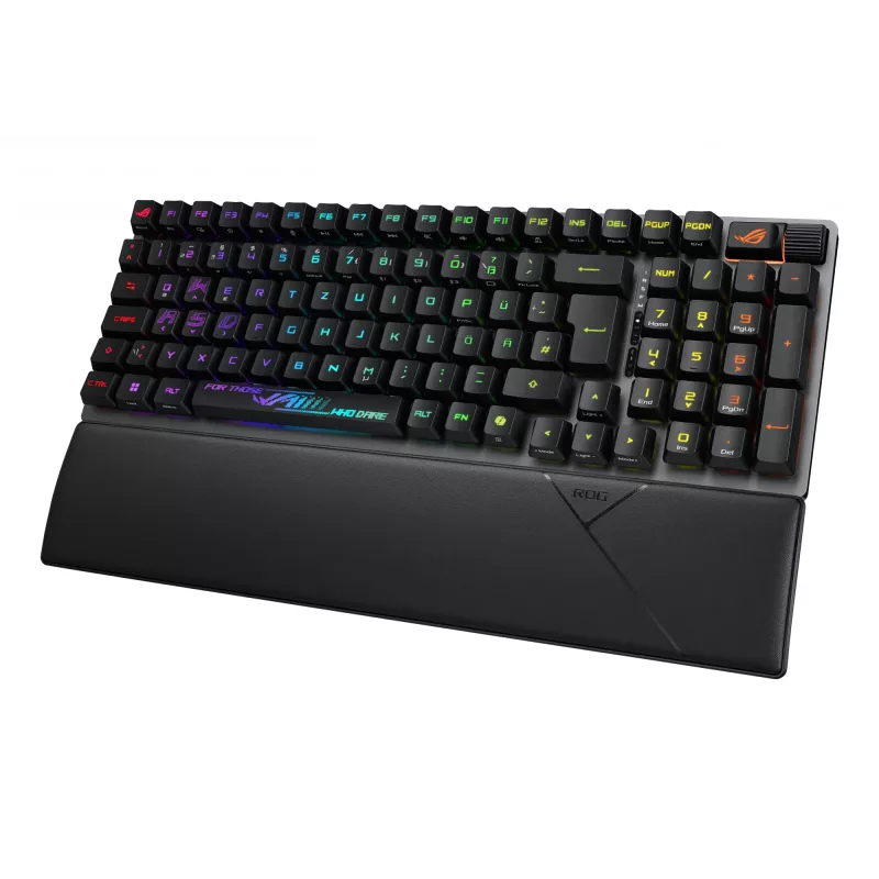 Teclado gaming ASUS ROG Strix Scope II 96 RX Wireless USB + RF Wireless + Bluetooth negro