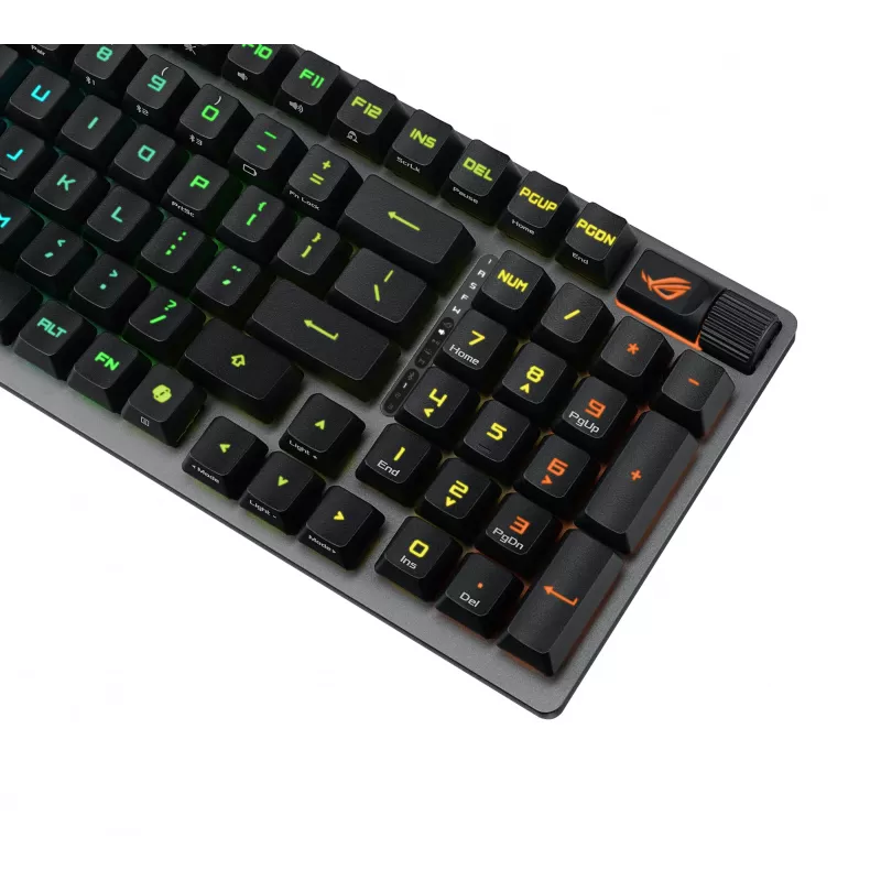 Teclado gaming ASUS ROG Strix Scope II 96 RX Wireless USB + RF Wireless + Bluetooth negro