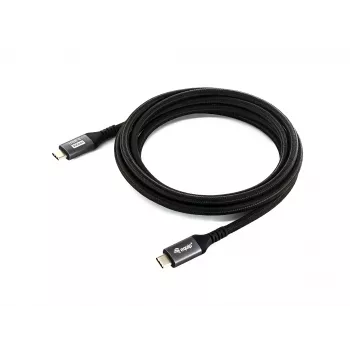 Equip cable USB4 Gen 2x2 C a C, M/M, 2,0m, 4K/60Hz, 20 Gbit/s, PD 100W