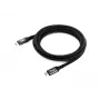 Equip cable USB4 Gen 2x2 C a C, M/M, 2,0m, 4K/60Hz, 20 Gbit/s, PD 100W