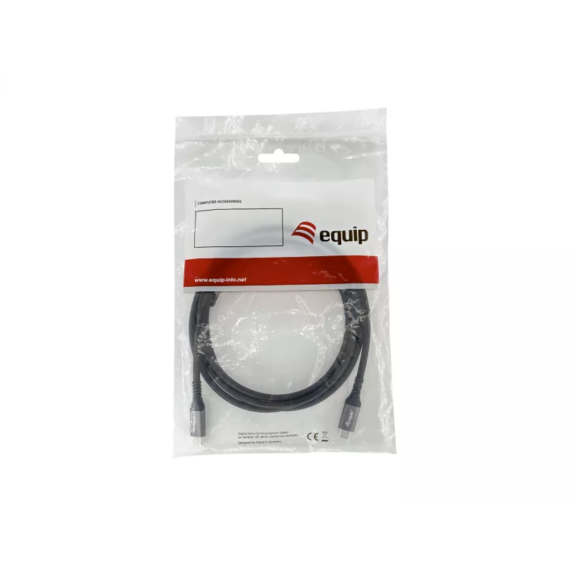Equip cable USB4 Gen 2x2 C a C, M/M, 2,0m, 4K/60Hz, 20 Gbit/s, PD 100W