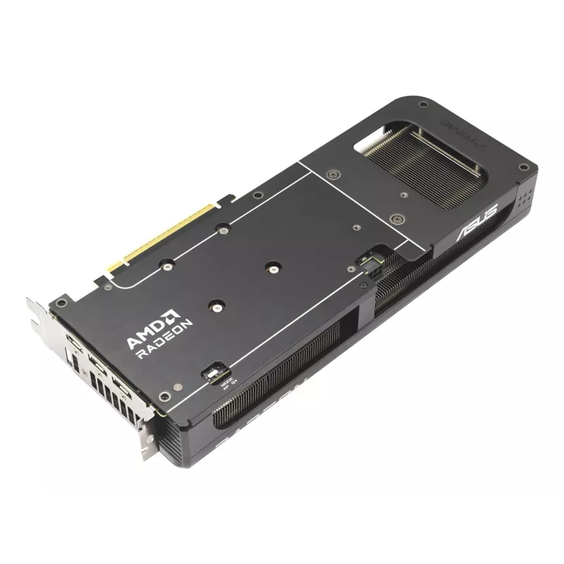 Tarjeta gráfica ASUS Prime Radeon RX 9060 XT 16 GB GDDR6, PCIe 5.0, 128 bits, 3 ventiladores, 2,5 ranuras