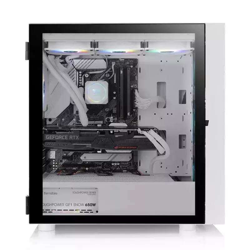 Caja de PC Thermaltake H570 TG ARGB Midi Tower blanca