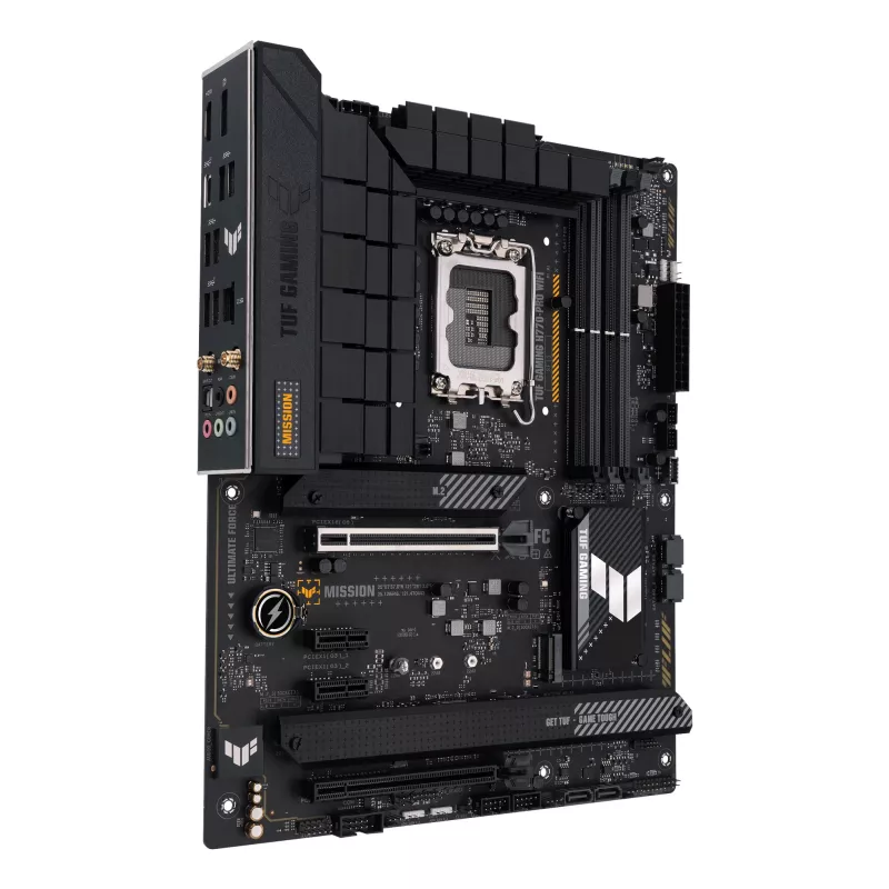 Placa base ASUS TUF GAMING H770-PRO WIFI — Intel H770, LGA 1700, ATX, DDR5, 4x DIMM, 128GB, Wi‑Fi 6, 2.5Gb LAN, 4x M.2