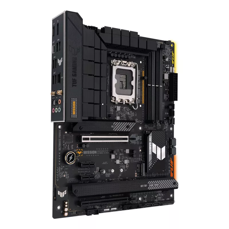 Placa base ASUS TUF GAMING H770-PRO WIFI — Intel H770, LGA 1700, ATX, DDR5, 4x DIMM, 128GB, Wi‑Fi 6, 2.5Gb LAN, 4x M.2