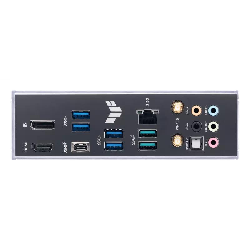 Placa base ASUS TUF GAMING H770-PRO WIFI — Intel H770, LGA 1700, ATX, DDR5, 4x DIMM, 128GB, Wi‑Fi 6, 2.5Gb LAN, 4x M.2