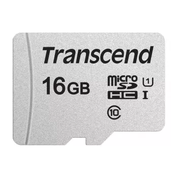 Tarjeta MicroSDHC Transcend 300S 16GB UHS-I U1 sin adaptador