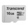 Tarjeta MicroSDHC Transcend 300S 16GB UHS-I U1 sin adaptador