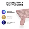 Logitech Pebble 2 Combo Teclado y ratón inalámbricos Rosa QWERTY