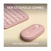 Logitech Pebble 2 Combo Teclado y ratón inalámbricos Rosa QWERTY