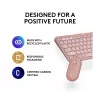Logitech Pebble 2 Combo Teclado y ratón inalámbricos Rosa QWERTY