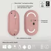 Logitech Pebble 2 Combo Teclado y ratón inalámbricos Rosa QWERTY