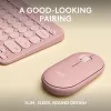 Logitech Pebble 2 Combo Teclado y ratón inalámbricos Rosa QWERTY