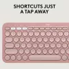 Logitech Pebble 2 Combo Teclado y ratón inalámbricos Rosa QWERTY