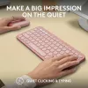 Logitech Pebble 2 Combo Teclado y ratón inalámbricos Rosa QWERTY