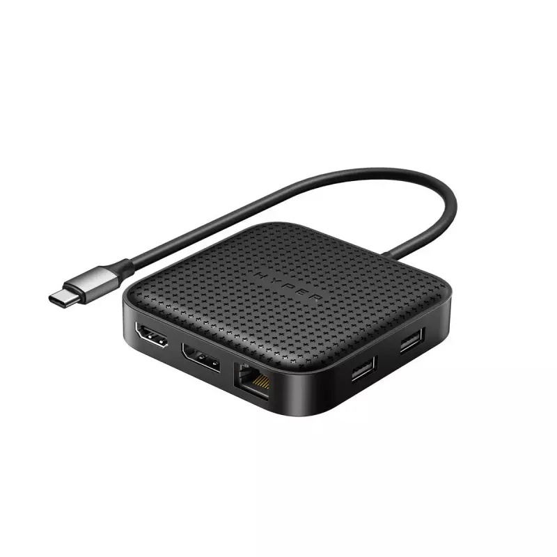 Targus HD USB4 Mobile Dock Con cable Negro