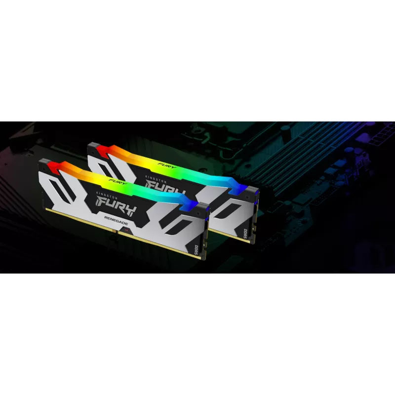 Kingston Technology FURY 32GB 6400MT/s DDR5 CL32 DIMM (Kit de 2) Renegade RGB
