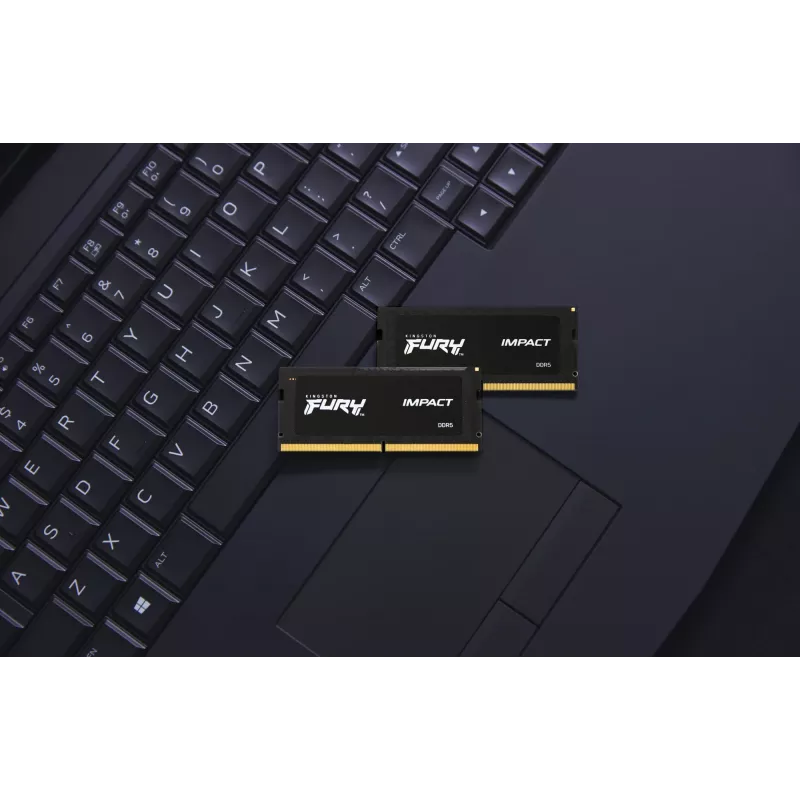 Kingston Technology FURY 32GB 6400MT/s DDR5 CL38 SODIMM (Kit de 2) Impact XMP