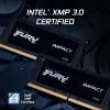 Kingston Technology FURY 32GB 6400MT/s DDR5 CL38 SODIMM (Kit de 2) Impact XMP