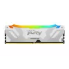 Kingston Technology FURY 64GB 6400MT/s DDR5 CL32 DIMM (Kit de 2) Renegade RGB blanco XMP