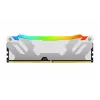 Kingston Technology FURY 64GB 6400MT/s DDR5 CL32 DIMM (Kit de 2) Renegade RGB blanco XMP