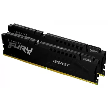 Kingston Technology FURY Beast 64GB 6400MT/s DDR5 CL32 DIMM (Kit de 2) Negro EXPO